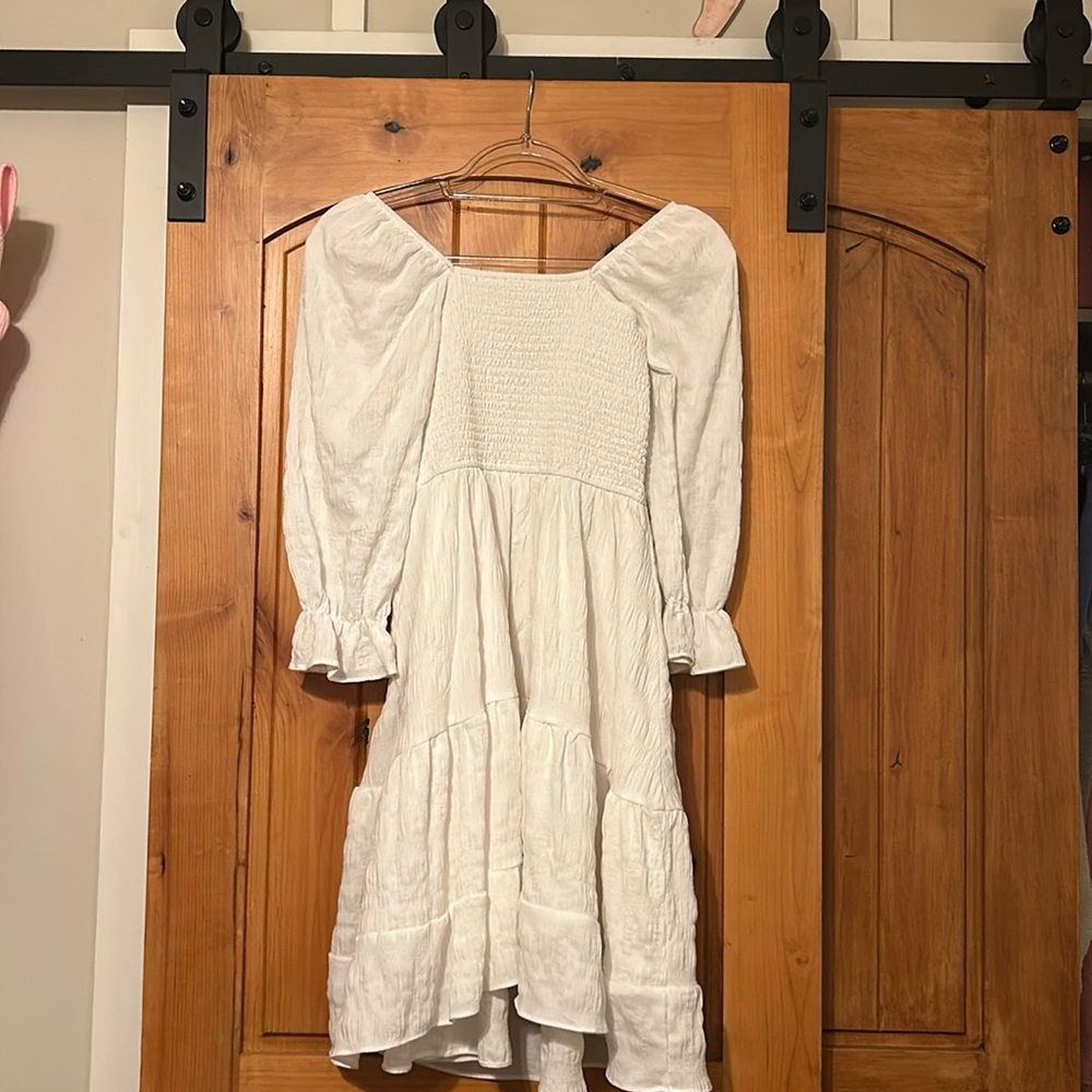 White Mia Joy dress girls size 12